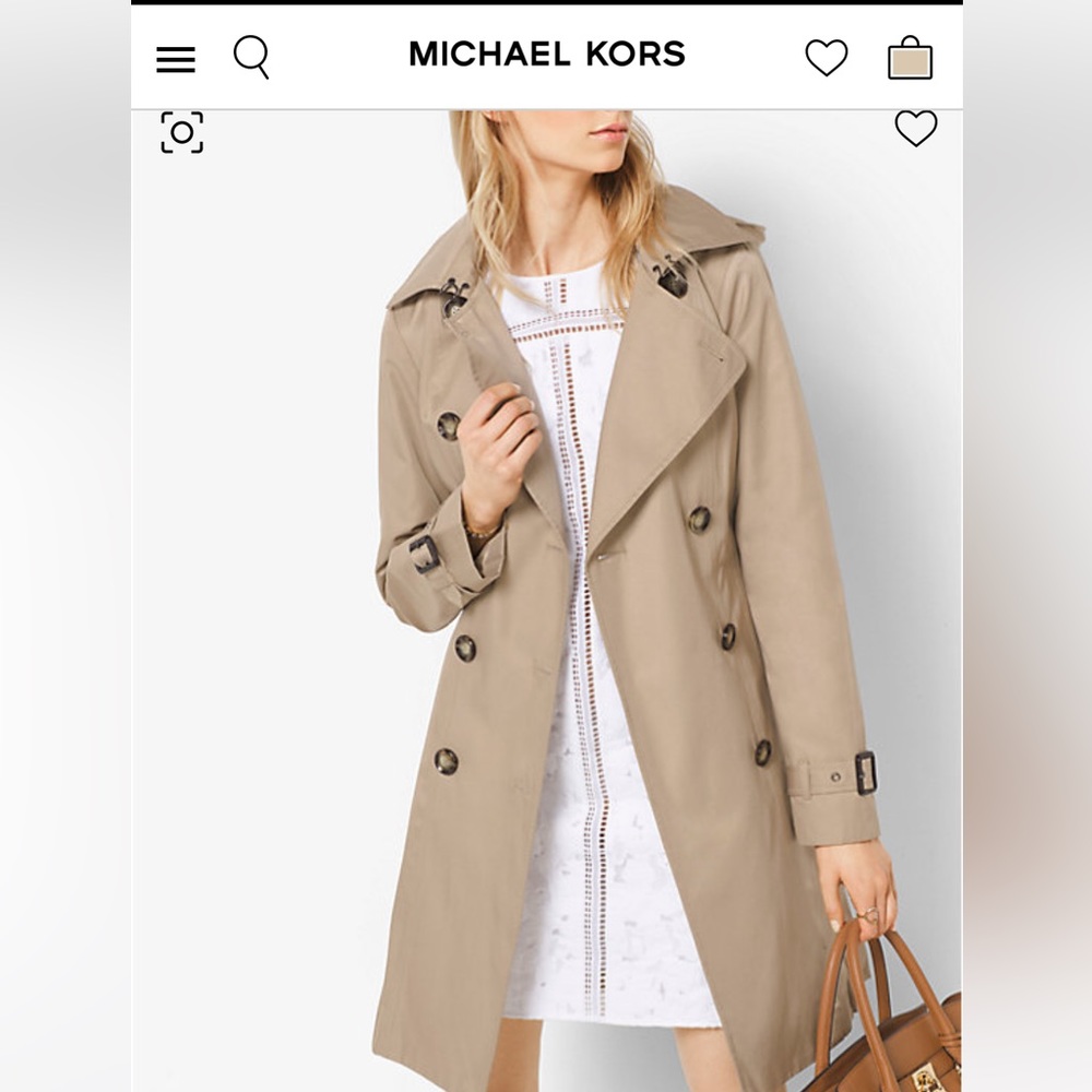 Michael Kors trench coat size L